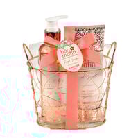 Set de Baño Cesta Metal Rosa  1ud.-223026 Set de Baño Cesta Metal Rosa  1ud.-223026 0